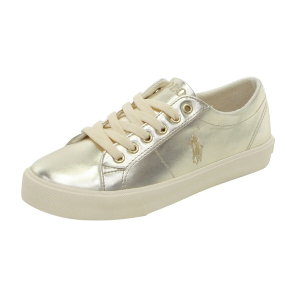 Polo Ralph Lauren Scholar Gold Sneakers 